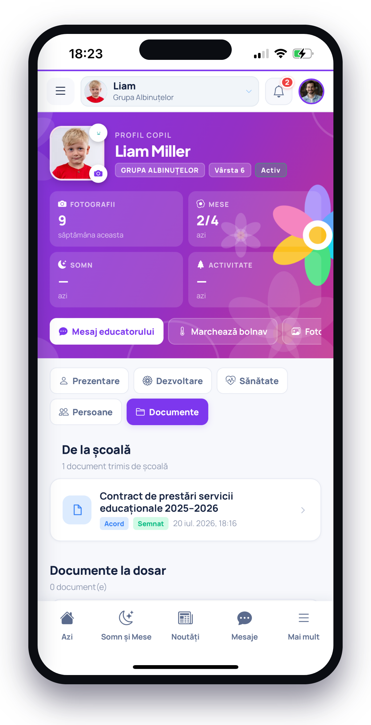 Documente copil — EduConnect